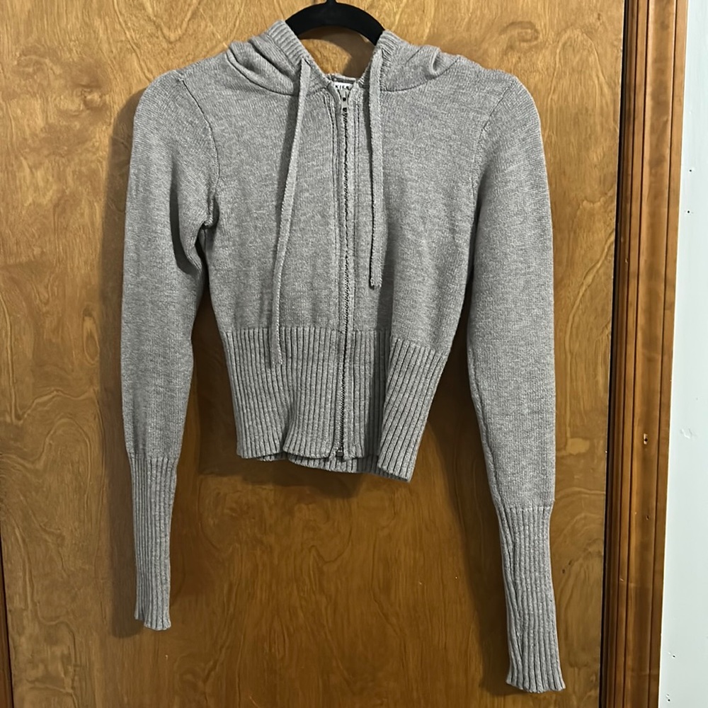 Frankie’s bikinis zip up w/ hood